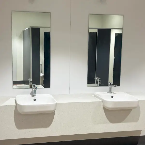 Commercial Bathroom Mirrors photoshop
