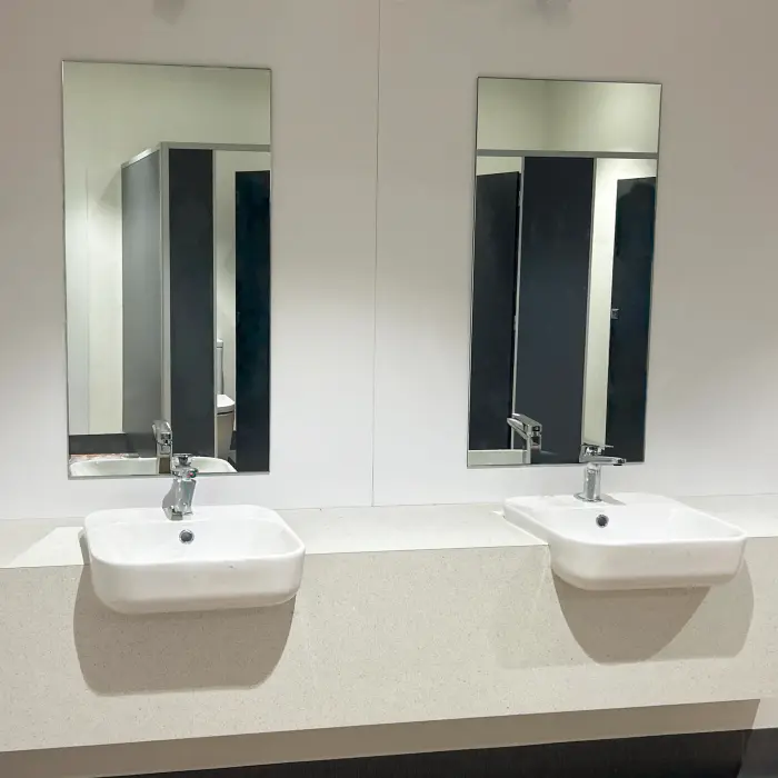 Commercial Bathroom Mirrors photoshop