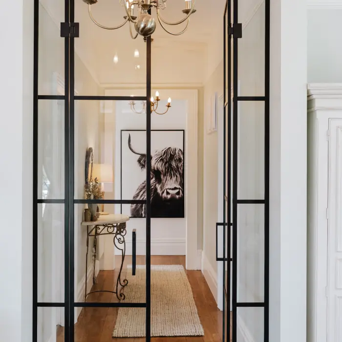 Glass Doors   open doors