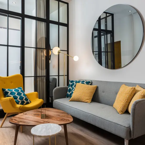 Frameless Round Mirror Christchurch