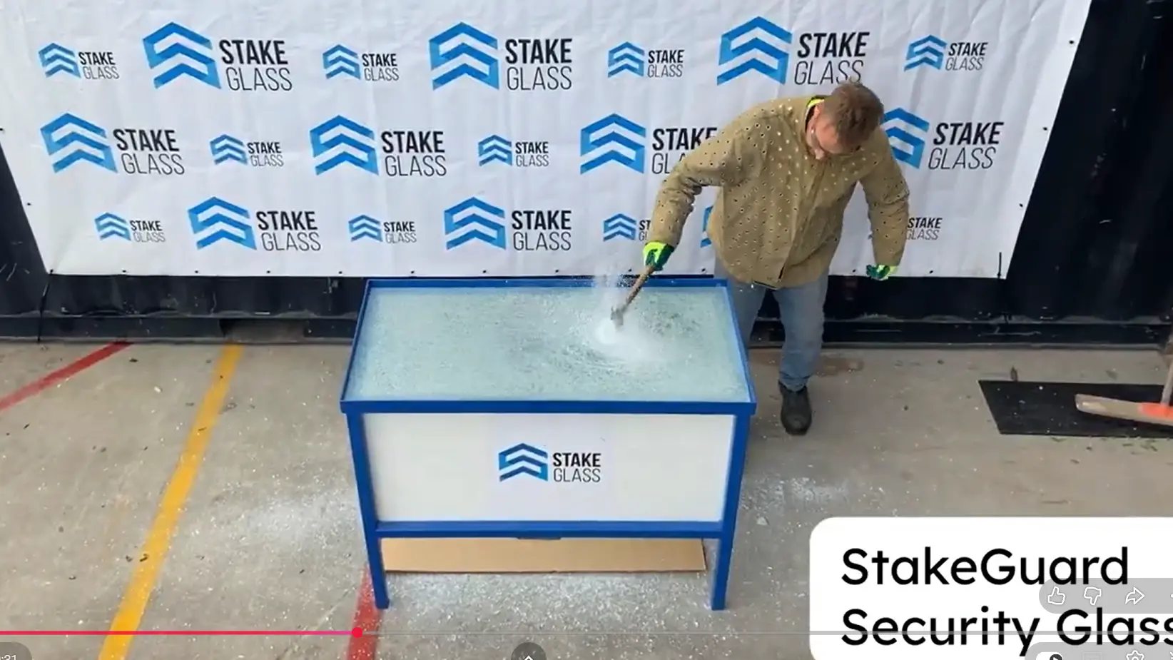 Security Glass Video Image
