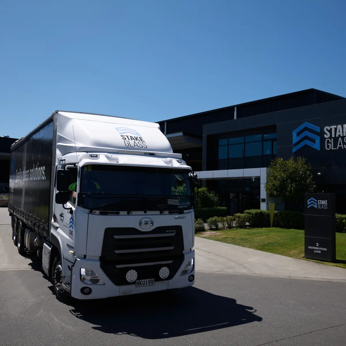 1. Building and truck
