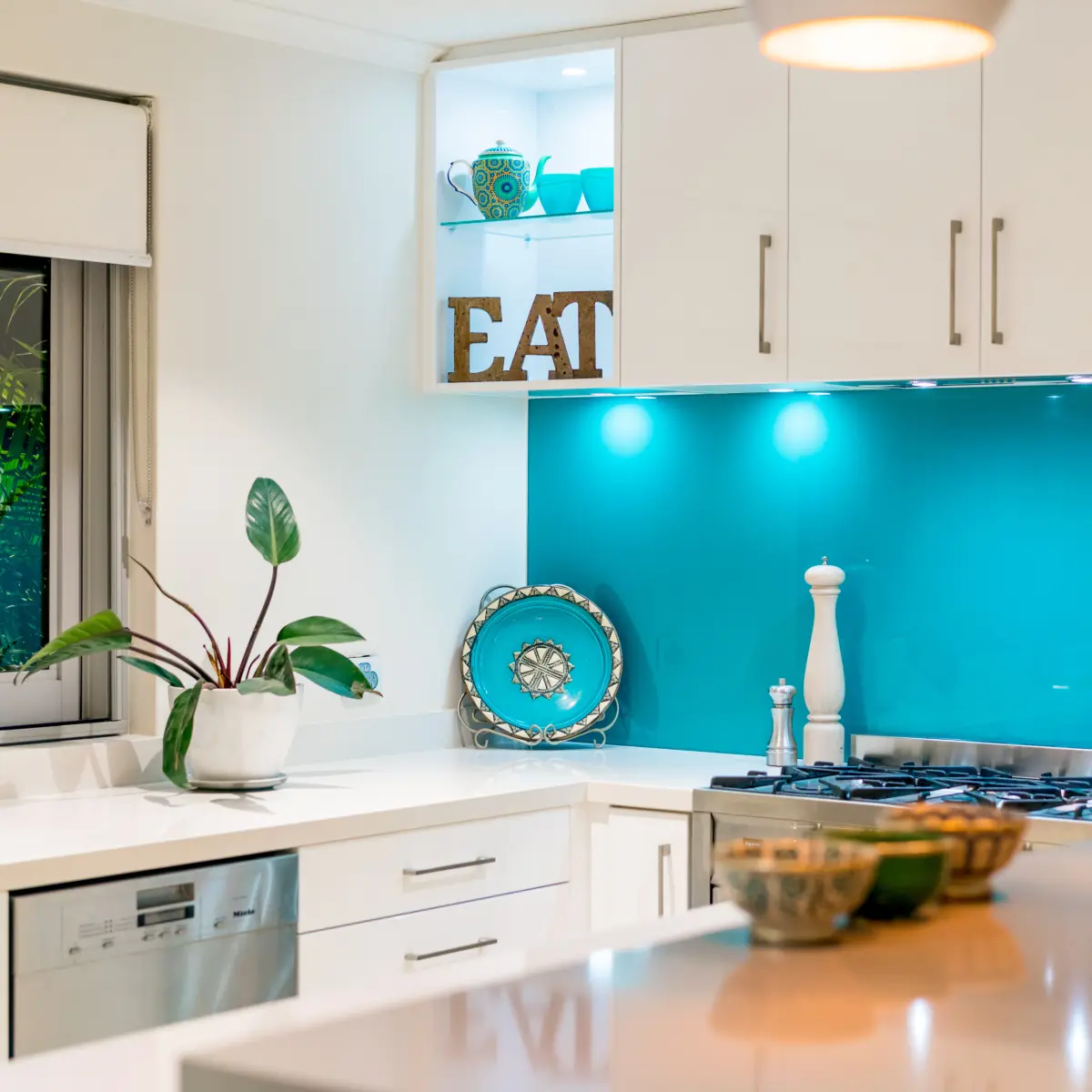 Bright Blue Splashback 4