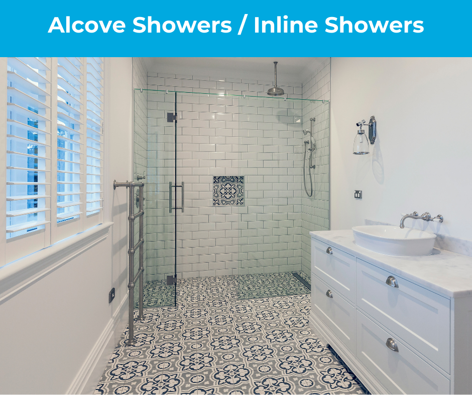 Alcove Showers & Inline Showers